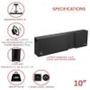 10" Dual ported sub Box, fits 2006-2023 ram Regular and mega cab sub Box car Audio Speaker Box subwoofer Enclosure view 2