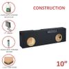 10" Dual ported sub Box, fits 2006-2023 ram Regular and mega cab sub Box car Audio Speaker Box subwoofer Enclosure view 4