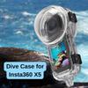 Fotoleey Waterproof Case for Insta360 X5  60m Dive Housing, with Carry Pouch & Anti-Fog Inserts  for Snorkeling, Swimming, Surfing  Shockproof, Leakproof Protection view 3