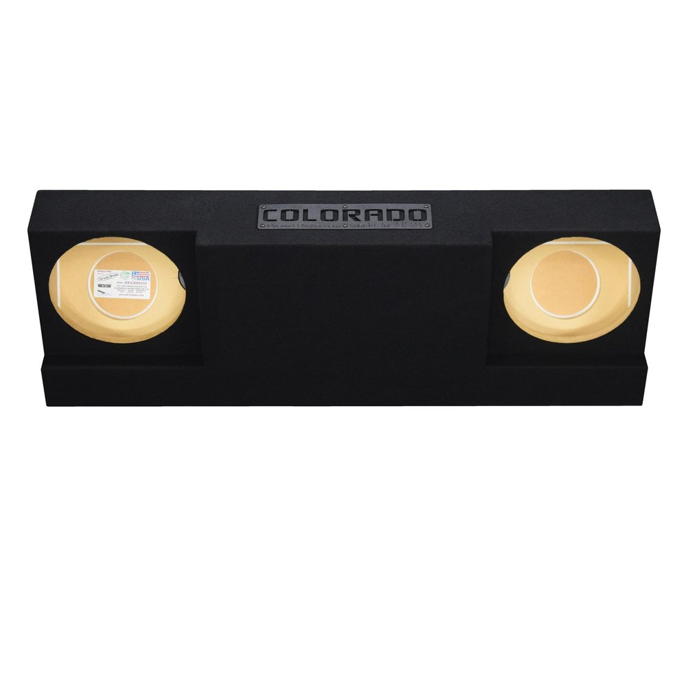 10" Dual Sealed sub Box fits 2015-2023 Colorado Crew-cab Car Audio Speaker Enclosure Sub Box