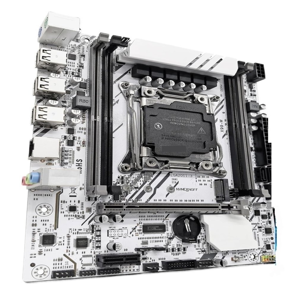 X99-W Motherboard Set Kit with LGA2011-3 Xeon E5 2680V4 CPU DDR4 16GB (1 * 16GB) 2133MHZ Memory NVME M.2 SATA(Motherboard+CPU)