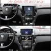 Android 14 Stereo Radio for Cadillac CTS 2007-2012 Replacement Upgrade Head Unit Tesla Style IPS Touch Screen Built-in Wireless Apple Carplay & Android Auto with GPS Navigation Bluetooth WiFiBlack view 2