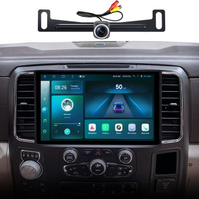 13.1 inch Car Radio Stereo for Dodge Ram 1500/2500/3500 2013-2018,Android 13 Touch Screen with 1080P Backup Camera,Wireless CarPlay,Android Auto,WiFi/GPS Navigation/BT/FM/SWC (Fit for 2013-2018)