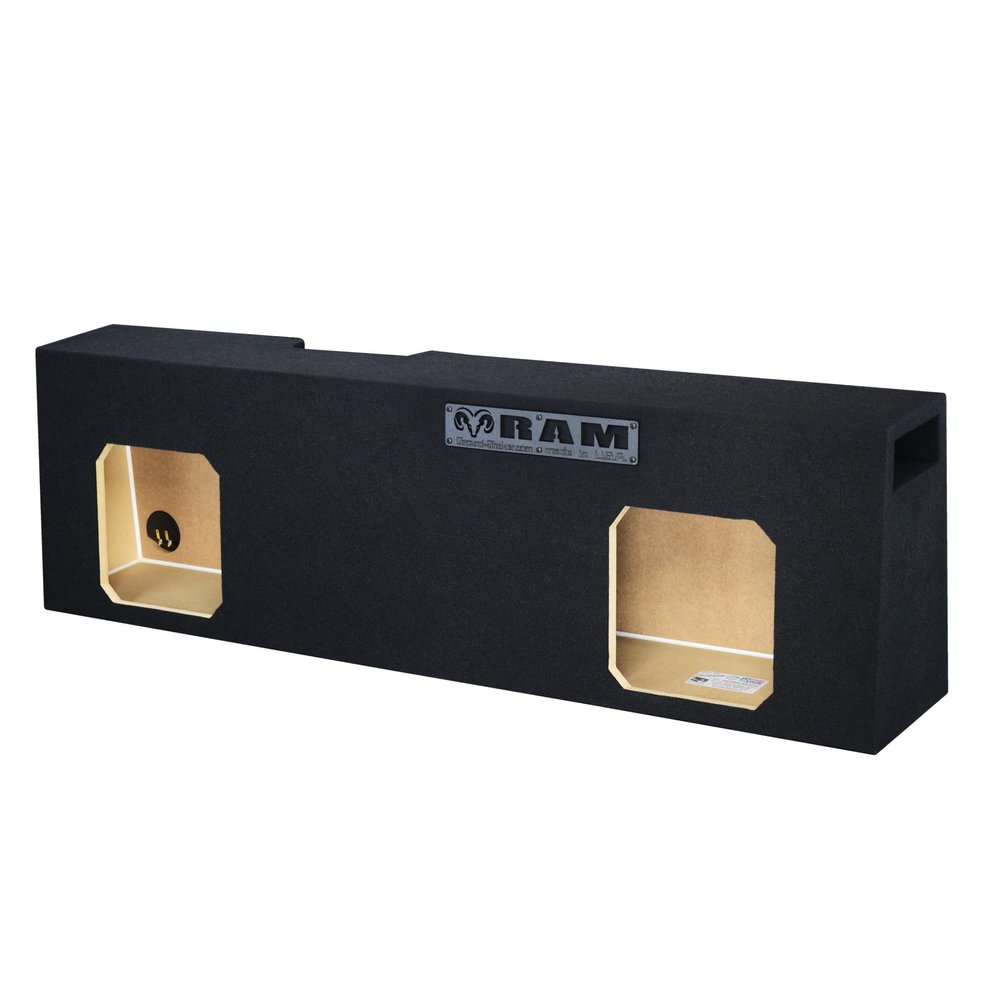10" Dual ported Solo baric sub Box, fits 2006-2023 ram Regular and mega cab sub Box car Audio Speaker Box subwoofer Enclosure