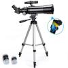 70mm Refractor Telescope for Adults & Kids, Waterproof, Portable, High Magnification for Astronomy Beginners view 2