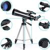 70mm Refractor Telescope for Adults & Kids, Waterproof, Portable, High Magnification for Astronomy Beginners view 4