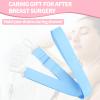 lasuroa 2pcs Drain Lanyard for Shower, Adjustable Neck Rope Post Surgery Shower Strap for Drain Support Belt Holder Drainage Must Haves Accessory (Light Blue) view 3
