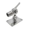 1pcs 316 Stainless Steel Adjustable Base VHF Antenna Dual Axis Ratchet Mounts Antenna Base Boat Hardware view 2