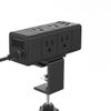 Desk Clamp Power Strip Desktop Mount Charging Station with 6 outlets 4 USB Ports 10 ft Under Desk view 2