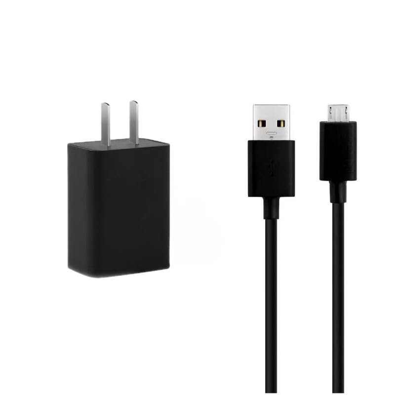 Ruacctor 5V 1A AC/DC Adapter + Micro USB Charging Cable for semour Gesture Sensing RC Robot Toy for Kids 5VDC 1000mA 5.0V 1.0A Power Supply Cable Cord