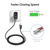 Ruacctor 5V 1A AC/DC Adapter + Micro USB Charging Cable for semour Gesture Sensing RC Robot Toy for Kids 5VDC 1000mA 5.0V 1.0A Power Supply Cable Cord view 4