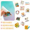 100PCS Bulk Stickers Pack for Students and Teachers, Colorful Motivational Classroom Reward Decals with School Subject Designs for Water Bottles, Laptops, Planners and Scrapbooking Supplies view 2