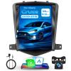 4G+64G Android 15 Car Stereo for Chevrolet Chevy Cruze 2009-2015 with Wireless Carplay Android Auto, 9 Inch 1280 * 720 Touch Screen GPS/WiFi/Bluetooth 5.0/ FM/32EQ/ SWC/Backup Camera view 1