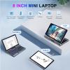 KOOSMILE Mini Laptop, Small Laptop Win11 Pro 8 inch HD Touch Screen N150 2-in-1 Pocket PC 12GB LPDDR5 RAM, 512GB/1TB SSD Wi-Fi 6,BT 5.2,HDMI,2MP Camera Convertible Laptop(N150-12GB+1TB) view 2