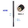 Customizable Meshtastic 868-915MHz Antenna 868MHz 900MHz 906MHz 906.875MHz 915MHz 923MHz Gooseneck Antenna Flexible SMA Male 1.1G 1.2G 1.5G 2.4G 5.8G 433mhz/400-500-600-700-800mhz (700-800MHZ) view 2
