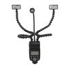 Macro Ring Flash, 3 Head LED Flash Macro Flash Light, 5600k Color Temperature, 8 Level Adjustable Focus Light, Camera Flash Light for DSLR Cameras view 1