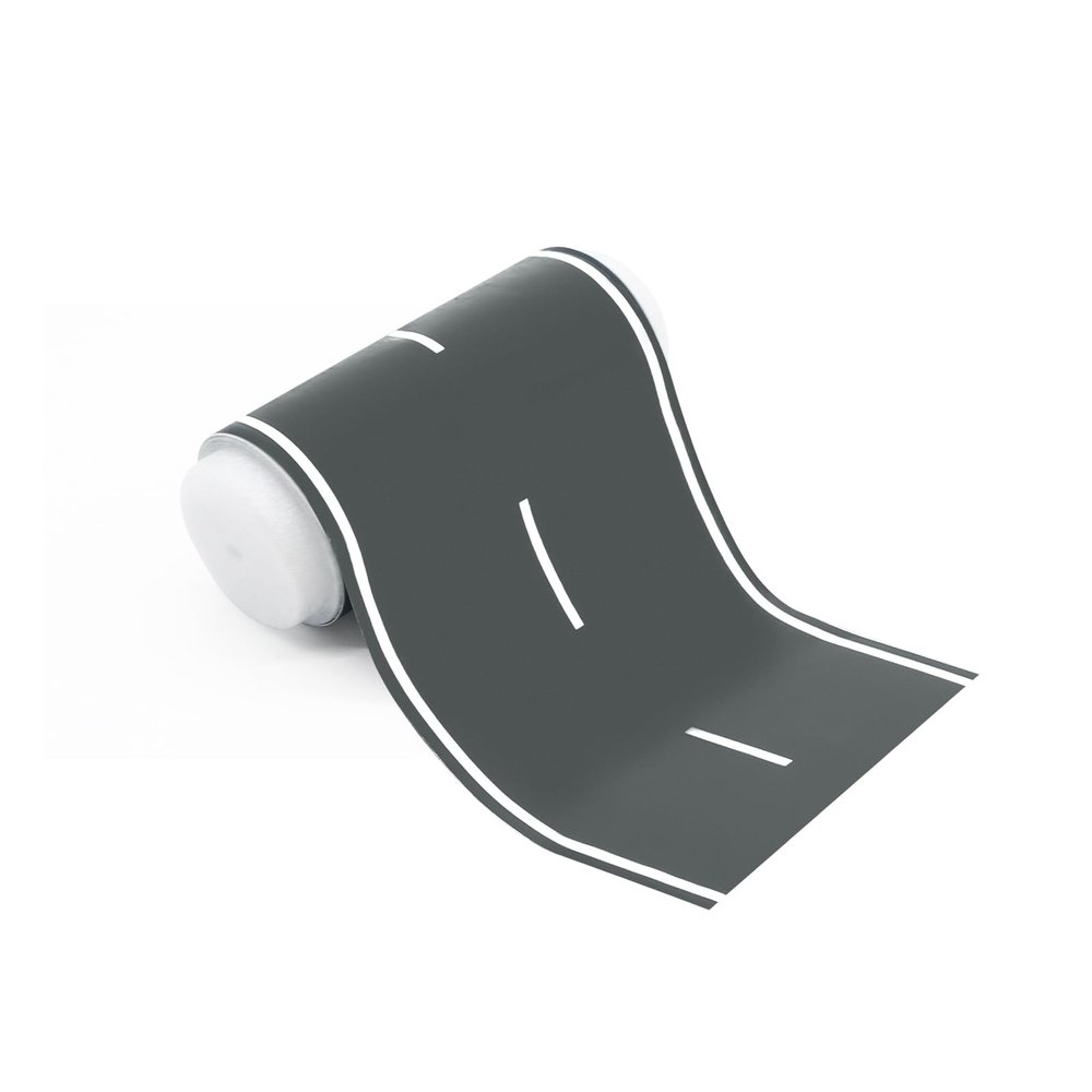 Road Pattern Paper Tape, Race Track Decor for Parties and DIY Displays