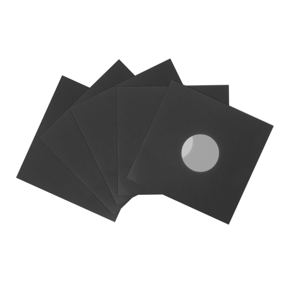 Toddmomy 6Pcs Vinyl Record Sleeves Durable Protective Covers for Albums Safeguard Against Scratches for Vinyl Record Storage Display