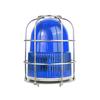 EOKHEOY LED Strobe Beacon Warning Light for Public Emergency Alarms Blue Indoor/Outdoor Safety Siren Light with Protective Net DC12V view 1