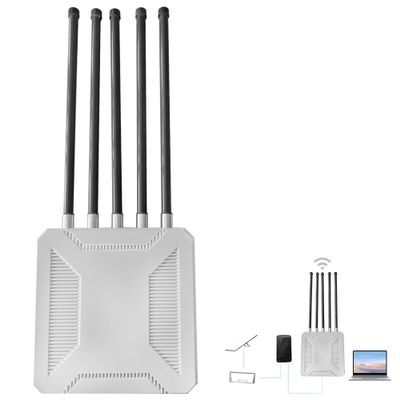 Outdoor Starlink WiFi Extender for Starlink Gen 3 Router, Starlink Signal/WiFi Repeater, 0.3KM Signal Coverage, IP65 Waterproof for Farm/Yard/RV/Campsite (3000Mbps)