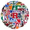 115 Pcs Sports Stickers Pack - Waterproof Decals for Phones, Water Bottles, Helmets & Skateboards | Self-Adhesive, Durable Stickers for Teens & Adults | Decorate Laptops, Cars, Bikes & More view 1