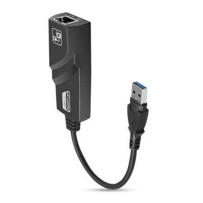 10/100/1000Mbps Ethernet Adapter USB3.0 to RJ45 LAN Ethernet Adapter for Laptop Computer Networking