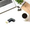 Black Charging Adapter Power Supply Adapter DC7955 to Square Port Conversion Head Female to Male Connector Converter view 2