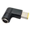 Black Charging Adapter Power Supply Adapter DC7955 to Square Port Conversion Head Female to Male Connector Converter view 3