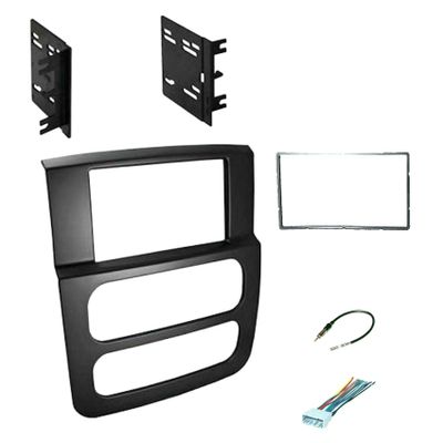 Bklcbwn Double Din Dash Kit for Dodge for Ram 1500 2002-2005 for Ram 2500/3500 2003-2005 Stereo Inst