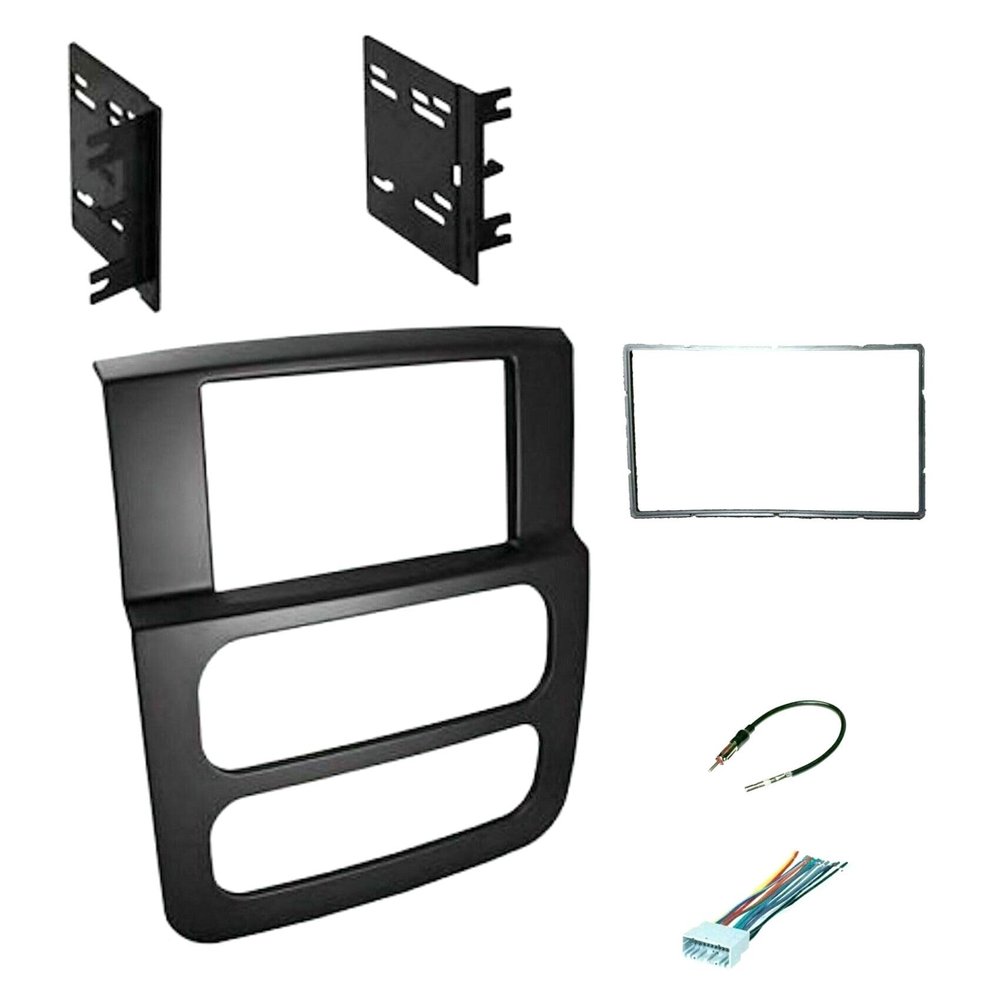 Bklcbwn Double Din Dash Kit for Dodge for Ram 1500 2002-2005 for Ram 2500/3500 2003-2005 Stereo Inst