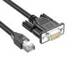 QMQJIA RJ45 8P8C Ethernet to D-sub 9Pin RS232 Control Cable Extension Line for Effective Networking Hardware Communication view 1