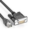 QMQJIA RJ45 8P8C Ethernet to D-sub 9Pin RS232 Control Cable Extension Line for Effective Networking Hardware Communication view 2