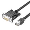 QMQJIA RJ45 8P8C Ethernet to D-sub 9Pin RS232 Control Cable Extension Line for Effective Networking Hardware Communication view 4