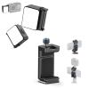 ULANZI LM18 Vlogging Light Mini LED Action Camera Video Light Photography for DJI Osmo 3/4/5, ULANZI MA33 Metal Phone Tripod Mount with Arca Port & 2 Cold Shoes for iPhone 15 pro/14/13/12/Samsung view 1
