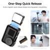 ULANZI LM18 Vlogging Light Mini LED Action Camera Video Light Photography for DJI Osmo 3/4/5, ULANZI MA33 Metal Phone Tripod Mount with Arca Port & 2 Cold Shoes for iPhone 15 pro/14/13/12/Samsung view 2