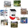 EverNary Solar Strobe Alarm Light with Motion Sensor Siren Outdoor Alarm Siren with Remote Controller 120db Sound Security Siren Light IP65 Waterproof and 4 Modes for Home,Farm,Barn,Villa,Yard view 2