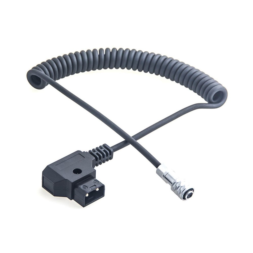 14.8V D-Tap to BMPCC 4K/6K Coiled Power Cable Extension Up to 110CM Suitable for Blackmagic Pocket Camera