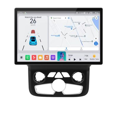 13 Inch Android Radio for Dodge Ram 1500 2500 3500 2013-2019 Automatic AC Stereo QLED Touch Screen 8Core 2+32GB Built-in Car-Play Android Auto/GPS Navigation