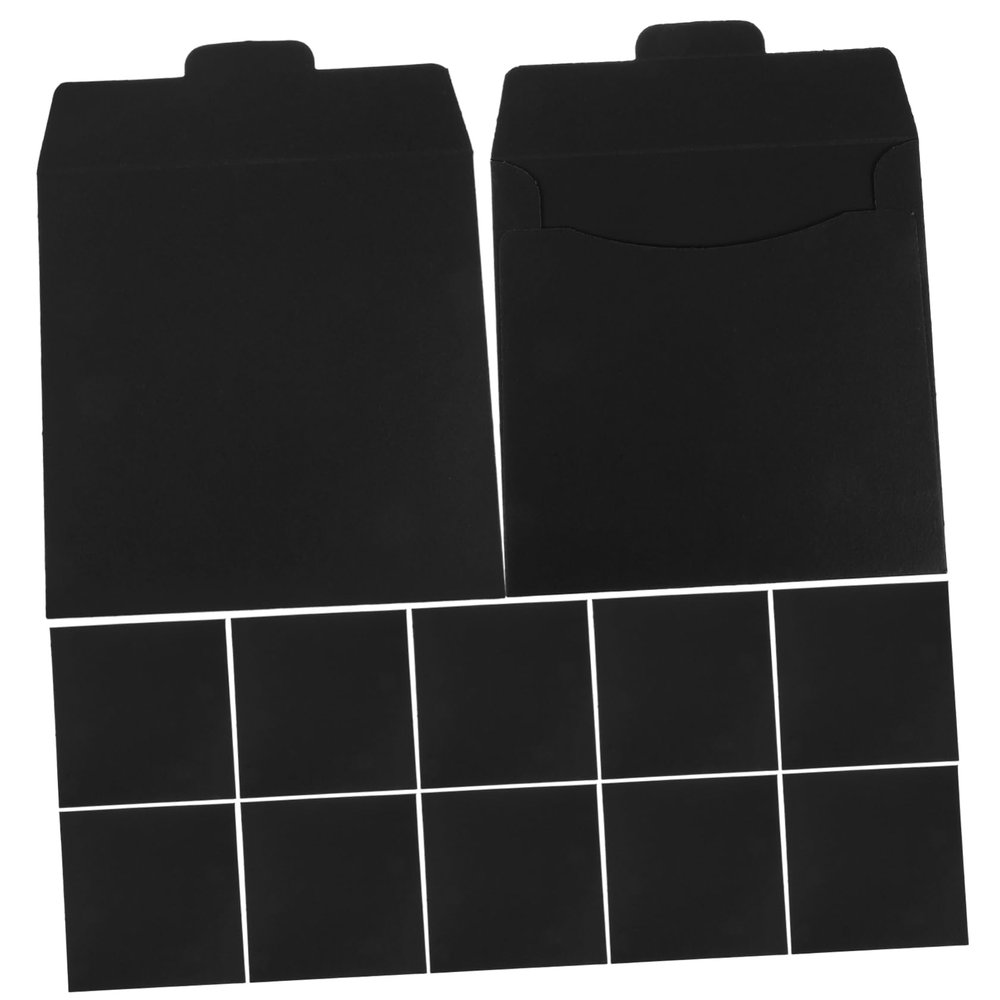 Alipis 20pcs Paper CD Sleeves Practical Storage Bags for DVDs Easy to Use Envelopes for Home Office School Space Saving Protects Discs from Scratches