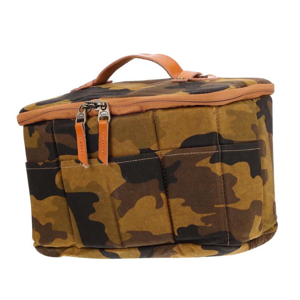 DIYEAH 1Pc DSLR Camera Bag Professional Carrying Case with Extra Pockets for Lens Accessories Comfortable Texture for Storage of Tablet and More Camouflage