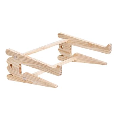 Angoily Air Accessories Computer Riser Wooden Laptop Stand Holder Gaming Laptop Bed Desk Bracket