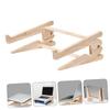 Angoily Air Accessories Computer Riser Wooden Laptop Stand Holder Gaming Laptop Bed Desk Bracket view 2