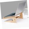 Angoily Air Accessories Computer Riser Wooden Laptop Stand Holder Gaming Laptop Bed Desk Bracket view 3