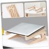 Angoily Air Accessories Computer Riser Wooden Laptop Stand Holder Gaming Laptop Bed Desk Bracket view 4