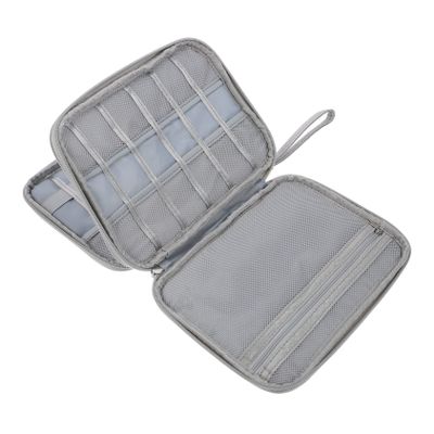 DIYEAH 2pcs Cord Organizer Double Layers Electronics Case Portable Electronic Accessory Organizer for Cables Hard Drives and Adapters for Travel and Home Use