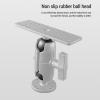 Luocute Fish Finder Mount Base Bracket for Kit T, High Strength Aluminum Alloy C Type 1.5 Inch Ball Head Long Arm Marine Electronics Mount for Devices (9.5cm / 3.7in Nylon Rod) view 2