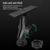Luocute Fish Finder Mount Base Bracket for Kit T, High Strength Aluminum Alloy C Type 1.5 Inch Ball Head Long Arm Marine Electronics Mount for Devices (9.5cm / 3.7in Nylon Rod) view 3