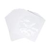 DIYEAH 100 Pcs CD Paper Bags with Transparent Window Dvd Storage Case for Home Cinema Portable Organizer for Music Movies Convenient Video Storage White view 3