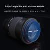 Mini Follow Focus with A B Stops and 15mm Rod Clamp, Gear Ring Belt, Fits Different Diameter Lenses Up to 114mm, for DLSRs and Mirrorless Cameras view 4