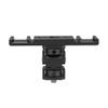 NovelGoal Dual Cold Shoe Extension Bar Bracket w 1/4" Thread & Cable Slot - Extender for Monitor LED Light Camera Cage (with 1/4 ARRI-Standard Rotation Expansion Base) view 3